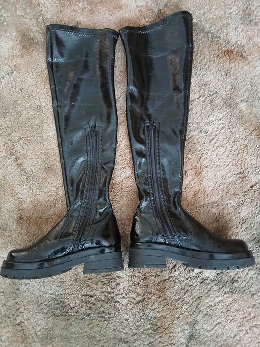 Kozaki damskie, długie - włoskie