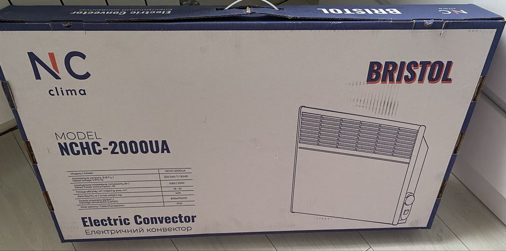 Електричний конвектор NC Clima NCHC-2000UA Bristol