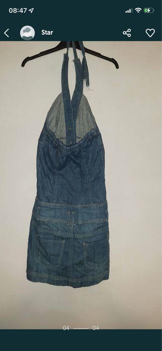 Sukienka jeansowa RESERVED roz. M + sukienka DENIM