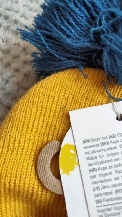 Nowa czapka Minionki zimowa