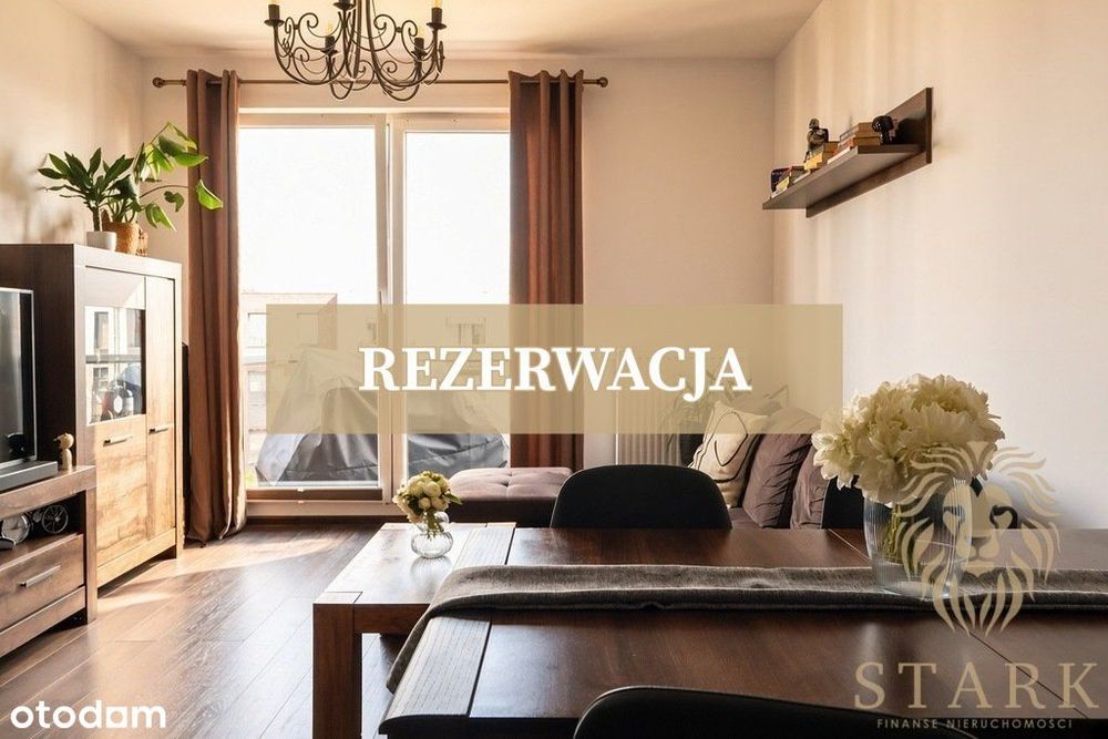 2 pokoje 41,86m² z balkonem, Nowa Cukrownia