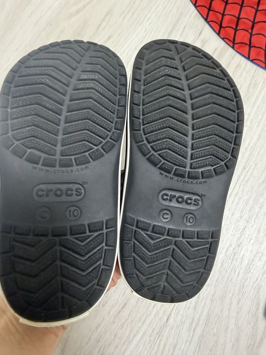 Crocs C 10 (16,5) з джибіцамі нові!  Людина павук , пірат