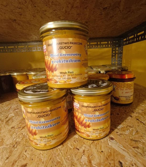 Miód kremowany z rokitnikiem