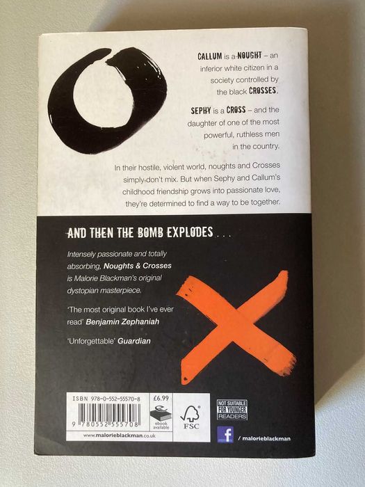 Noughts & Crosses, by Malorie Blackman