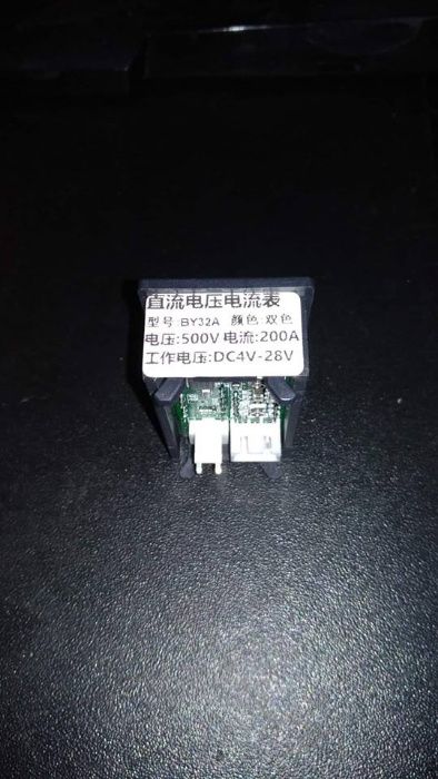 Medidor voltagem/amperagem