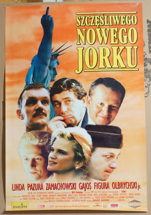 Stary Plakat - Szczęśliwego Nowego Jorku 1997