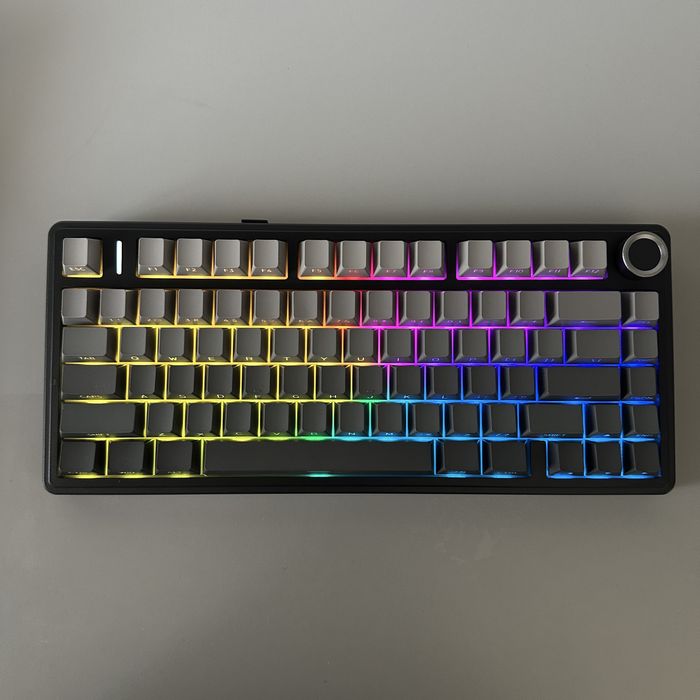 ‼️Механічна клавіатура AULA F75 Pro Reef Black (2,4\Bluetooth\USB)‼️