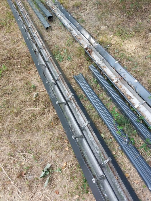 Metalowe rynny w idealnym stanie