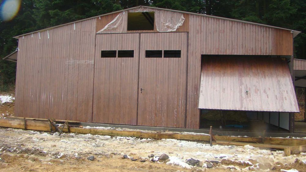 GARAŻ BLASZANY / Wiata / Hala / Drewnopodobny / Magazyn - GRZYWSTAL