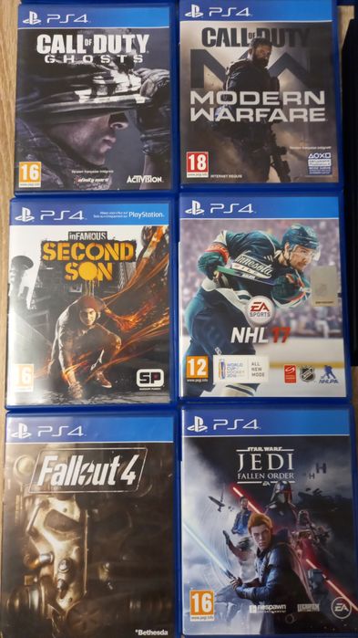 PS4, 500GB, 10 gier, 1 pad, okablowanie