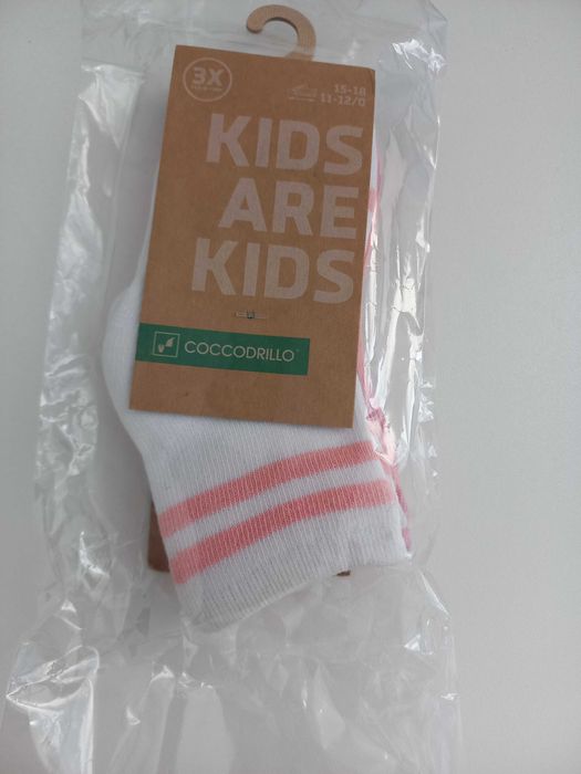 Skarpetki dziewczece 15-18, 3 pary