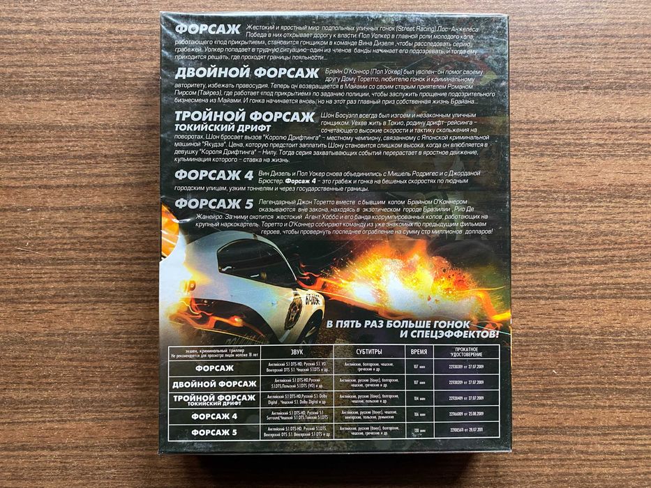 Форсаж 1-5