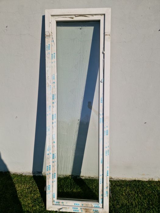 Okno 75x238 drzwi 2 szybowe balkonowe pcv nowe