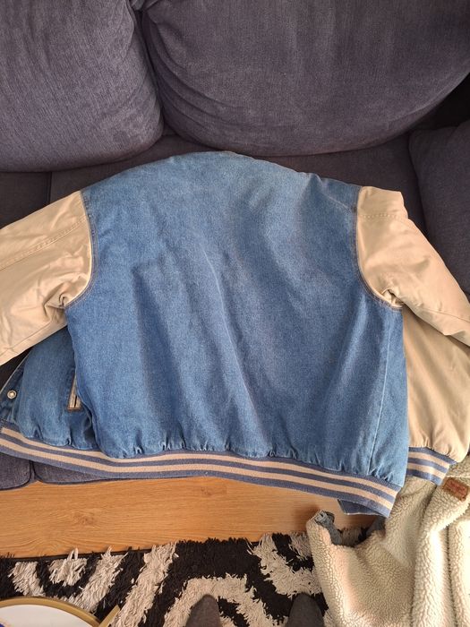 Kurtka jeans ocieplana rozm.L