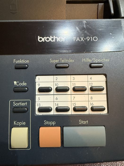 Brother fax 910 bardzo rzadki