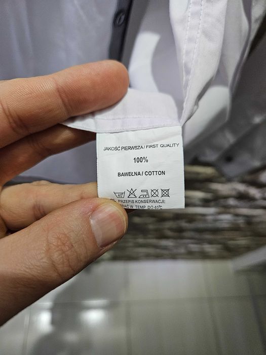 Biała koszula męska Gifts Royal r. XL 42/43