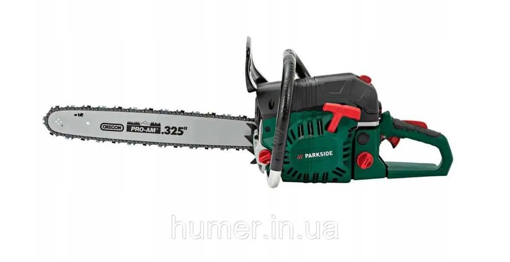 Професійна бензопила PARKSIDE 18", 52 куб.см для ефективного розпилу