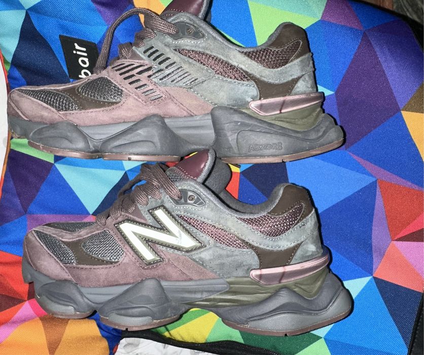 Кросівки  бордові New Balance 9060 Truffle Rich Earth