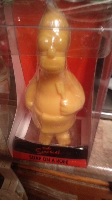 подарок косметическое мыло в виде симпсон гомер фигурка статуэтка