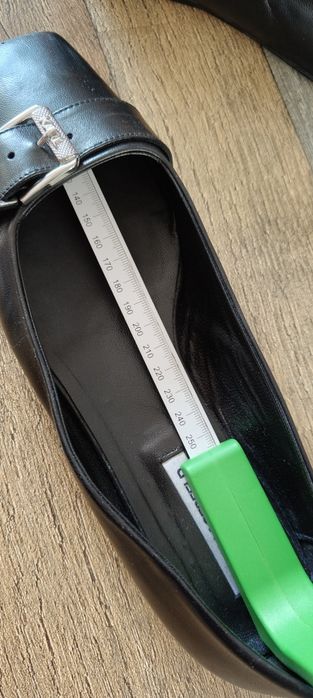 Buty baleriny skórzane damskie Karl Lagerfeld Konnie rozmiar 39 czarne