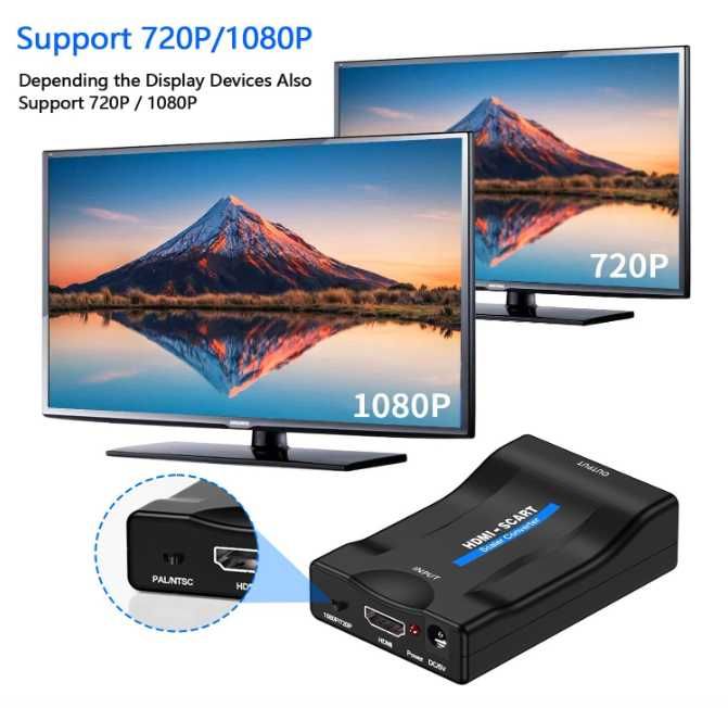 Conversor Adaptador HDMI para Scart