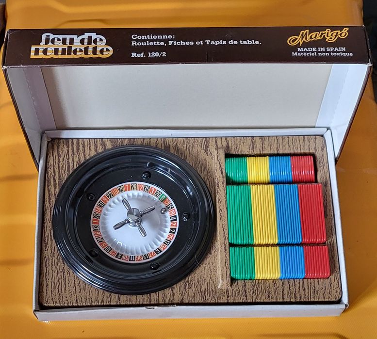 Jogo de Roleta Casino Vintage Marigó (Anos 80 - Completo)