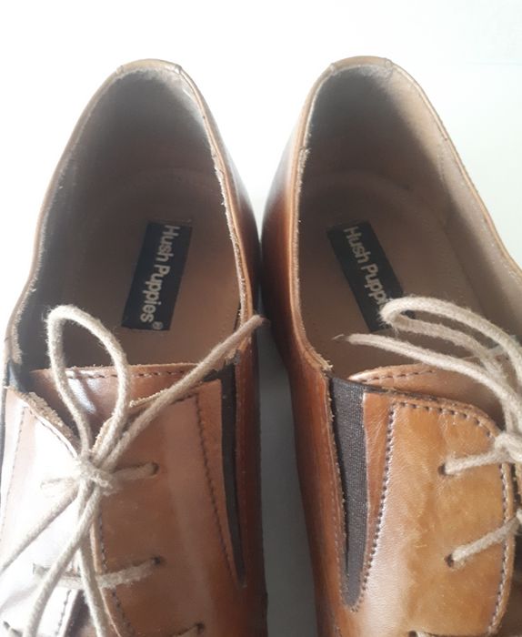 (30см) Кожаные туфли Hush Puppies.