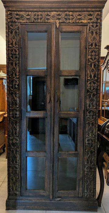 Wspaniała witryna,biblioteka kolonialna,szer.94,5 cm-sklep Dąbrowa Górnicza