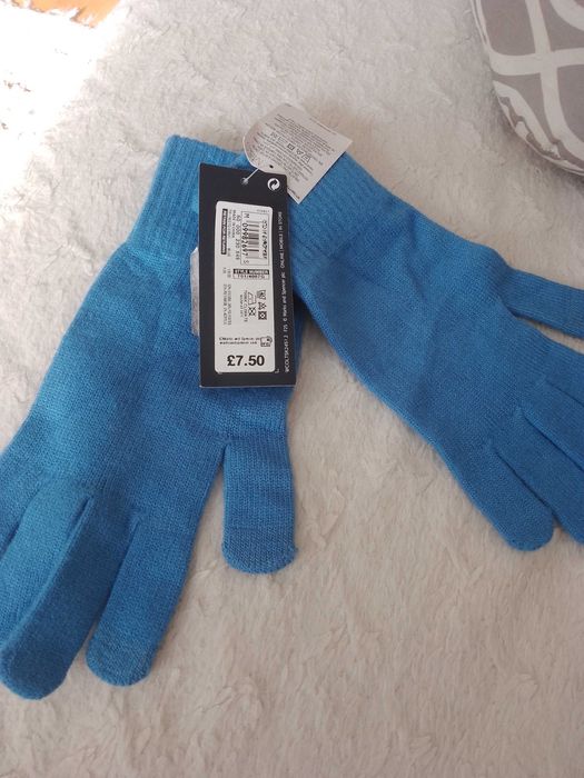 Rękawiczki M L niebieskie