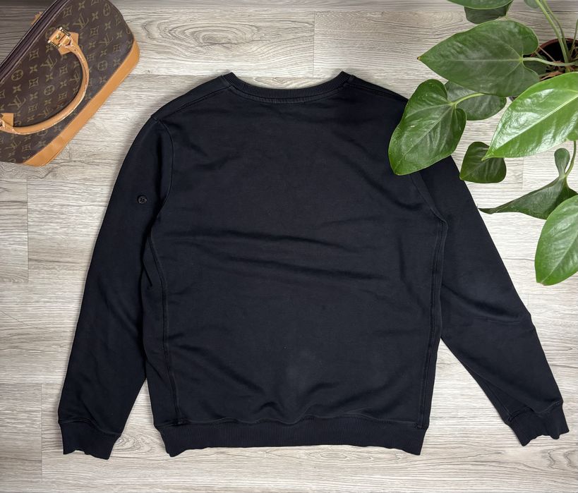 Czarna bluza z dużym logo Stone Island rozmiar XL stan bardzo dobry