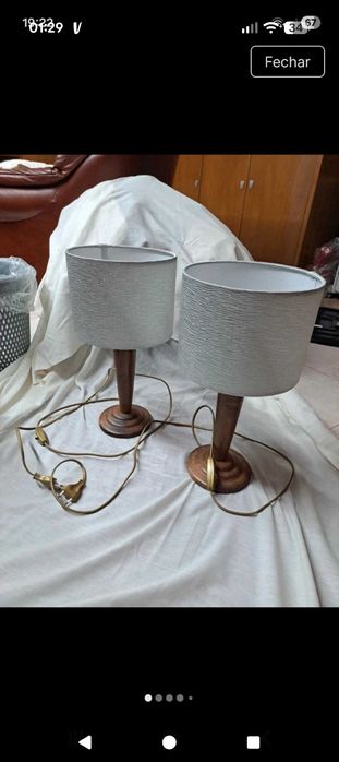 Conjunto de Candeeiros de quarto