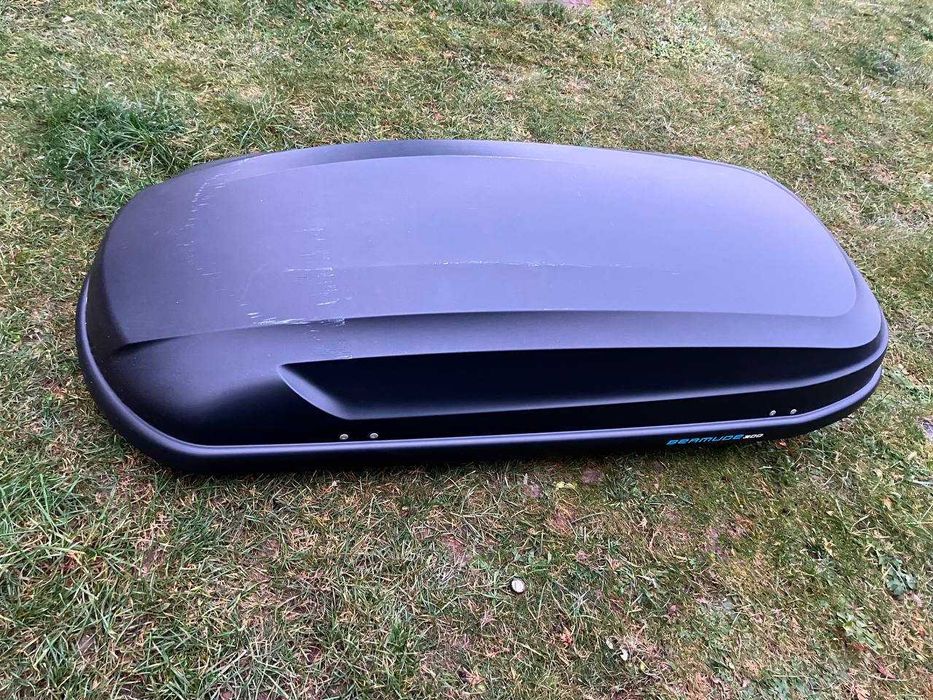 Box kufer bagażnik dachowy Norauto Bermude 300, czarny matowy, 385L