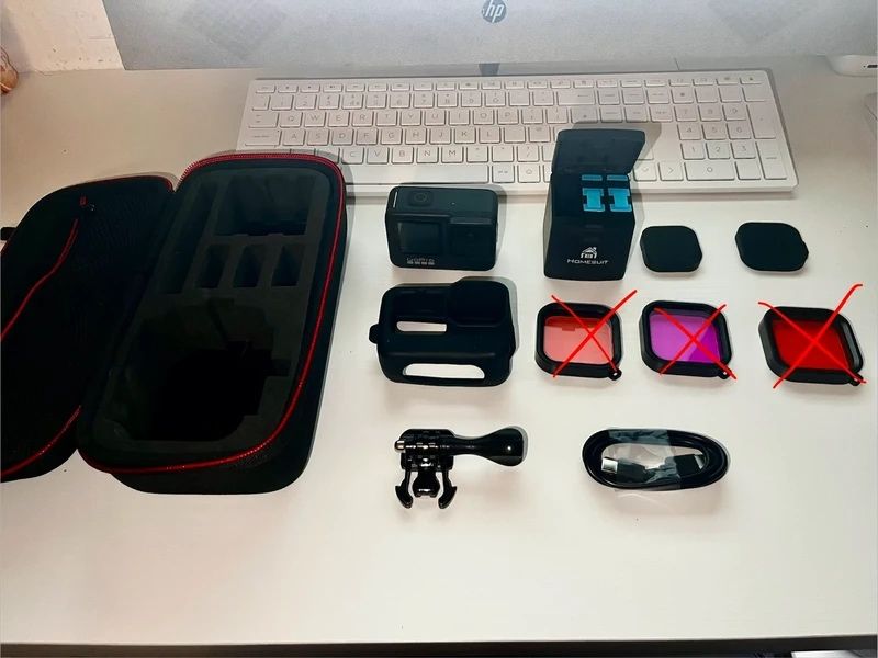 GoPro HERO9 Black, комплект 3 акумулятори, зарядна станція