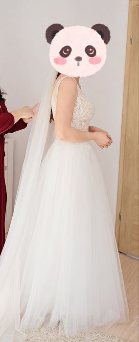 Suknia ślubna kolor ivory