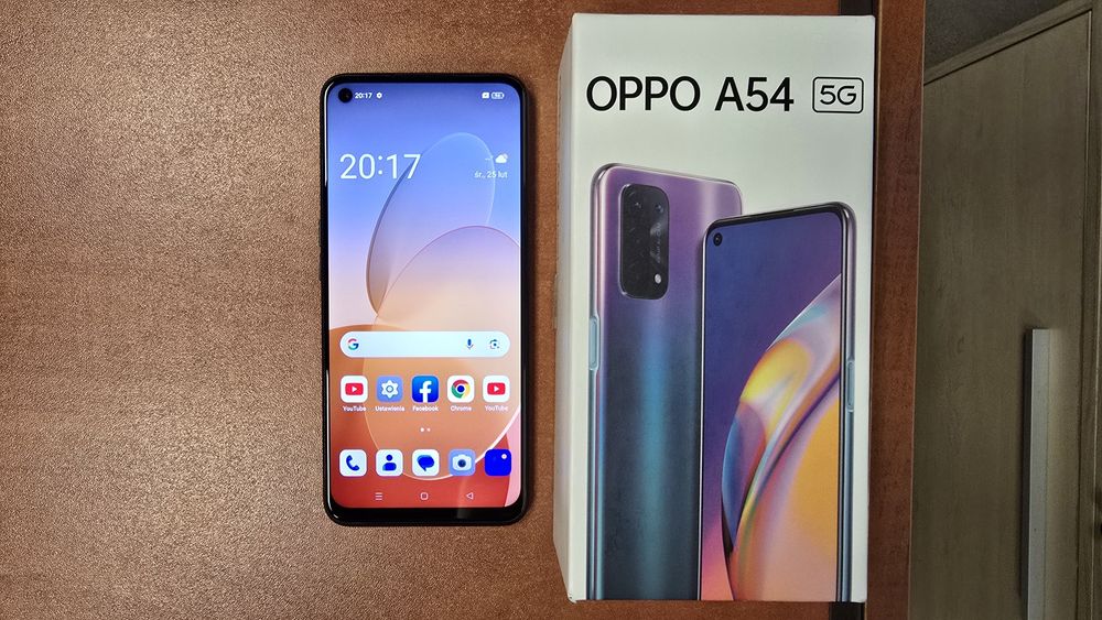 Oppo A54 5G Dual Sim 64GB/4GB RAM czarny, stan bdb