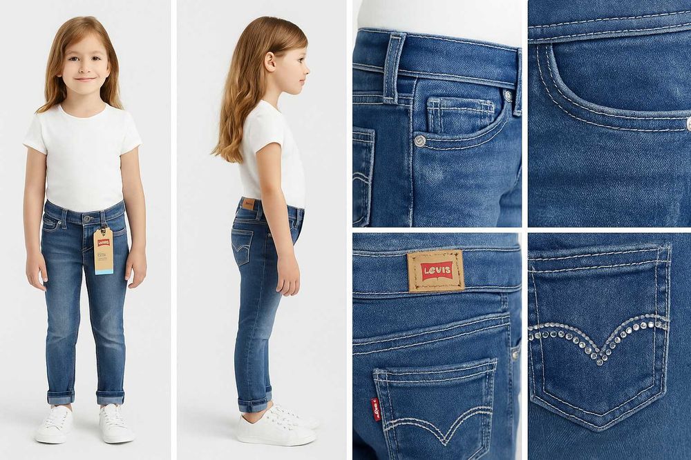 Дитячі підліткові джинси Levis skinny оригінал нові 6,8,10,12,14,16 р