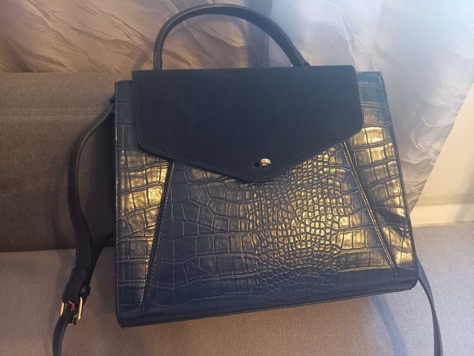 Torebka damska granatowa ZARA