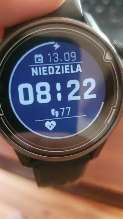 Coros Apex 42mm zegarek sportowy GPS tętno do biegania barometr krokomierz