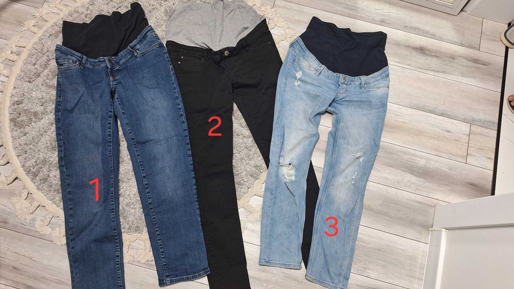 Spodnie ciążowe stan idealny