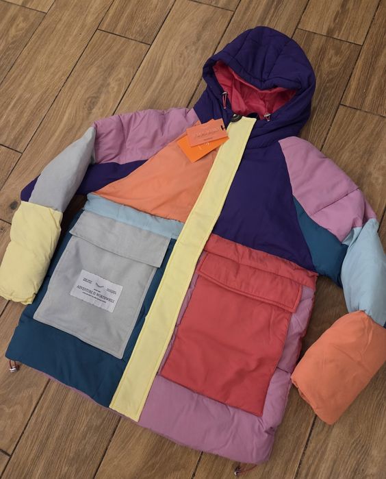 Kurtka zimowa Tromso Colorblock rozmiar m. Nowa z metka . NAOKO