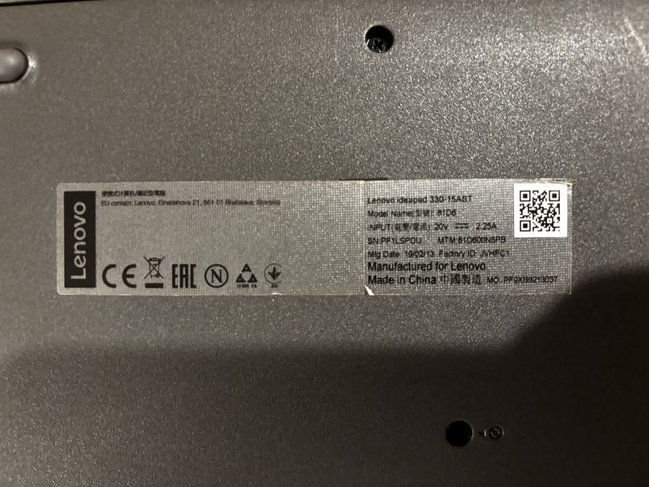 Laptop Lenovo Ideapad 330