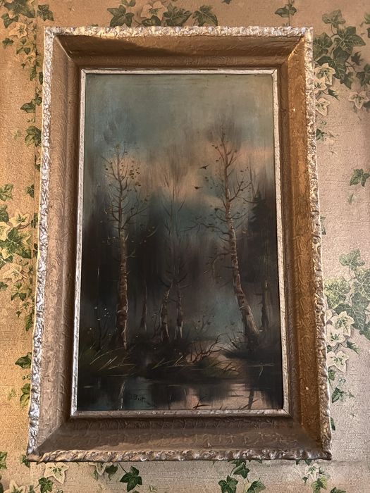 Brzozy obraz okejny lata 70