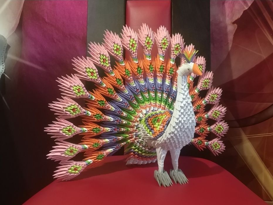 Paw origami modułowe 3D