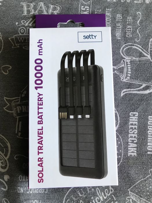 Продам Повербанк setty 10000mah с кабелями
