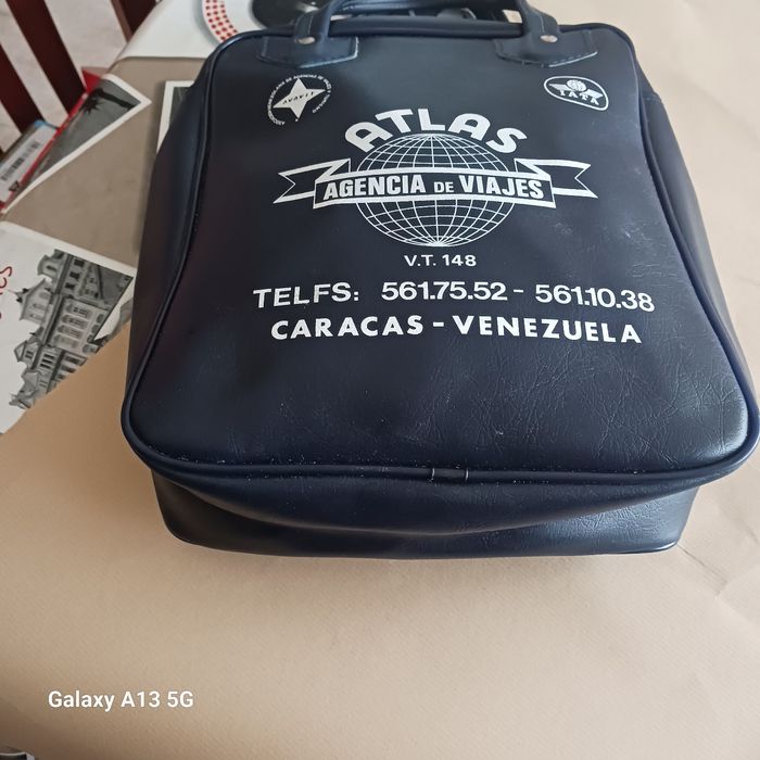 Mala vintage - Atlas agência  de viajes Caracas- Venezuela