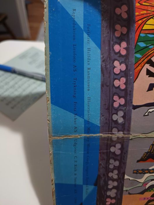 Bajka Disneya w języku duńskim  1960 r.