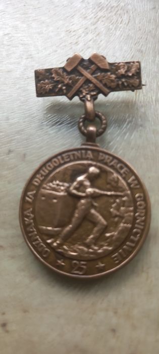 Odznaczenie w PRL za długotrwałą pracę w górnictwie