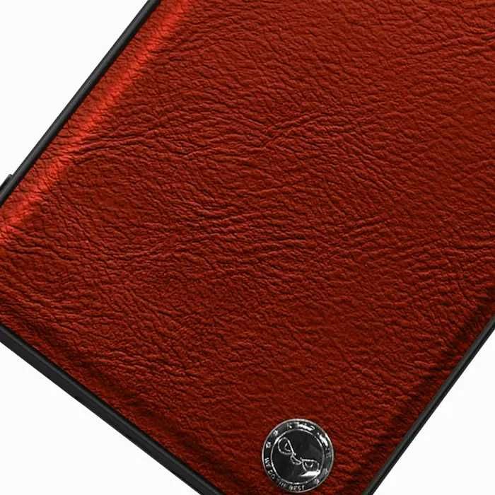 Чохол Keephone Lucca Waxed Leather Case for 15 Plus Brown / Red
