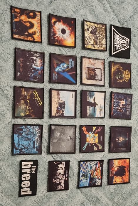 Patches de Bandas Rock Metal 1/2