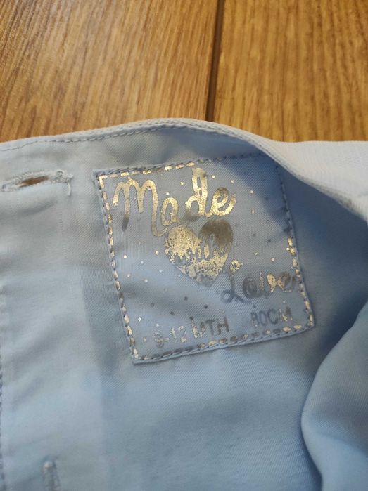 Błękitna sukienka Primark 80